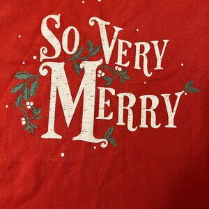 Sonoma, women's, holiday red t-shirt, size M, NWT